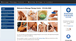 Desktop Screenshot of massagetherapycentre.com